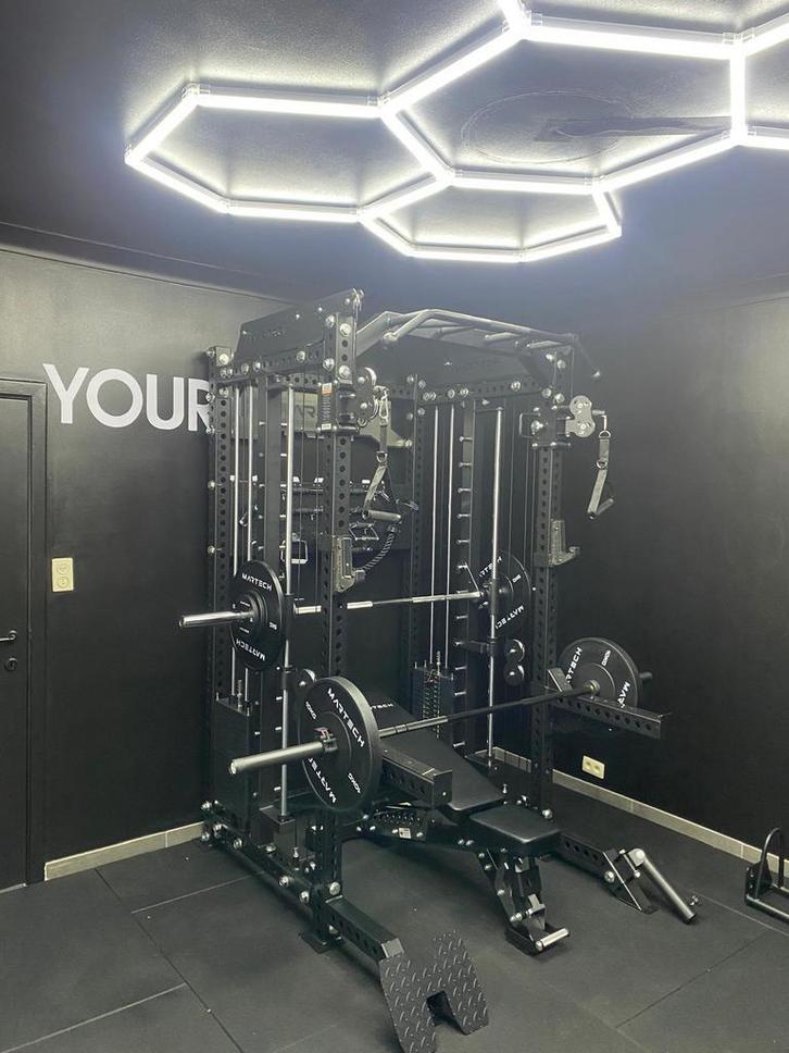 Privé gym op maat – inrichting, levering en montage, Sport en Fitness, Fitnessapparatuur, Nieuw, Armen, Benen, Borst, Buik, Rug