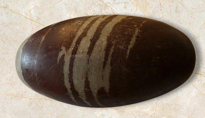 Shiva Lingam van uitzonderlijke kwaliteit! Ei - Hoogte: 137, Verzamelen, Mineralen en Fossielen