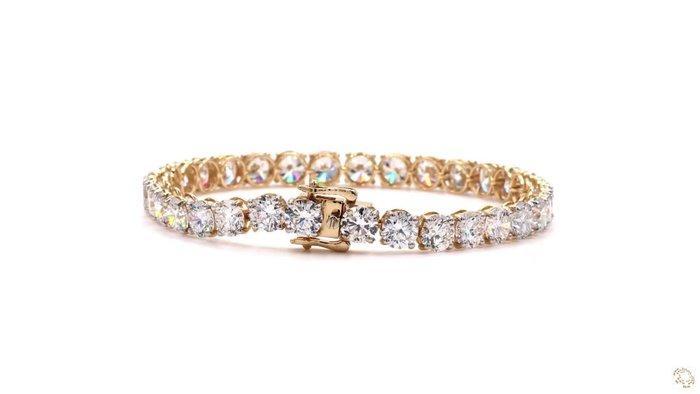 Armband - 18 karaat Geel goud - 25.73ct. tw. Diamant, Bijoux, Sacs & Beauté, Bracelets