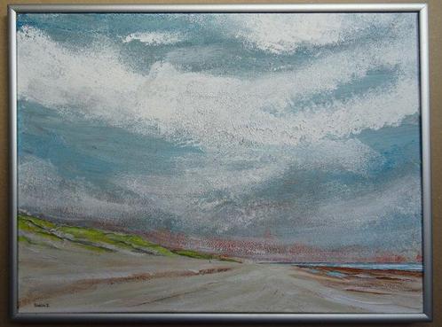 Franklin Meijer (1945) - North Sea Coast - weather change, Antiek en Kunst, Kunst | Schilderijen | Klassiek