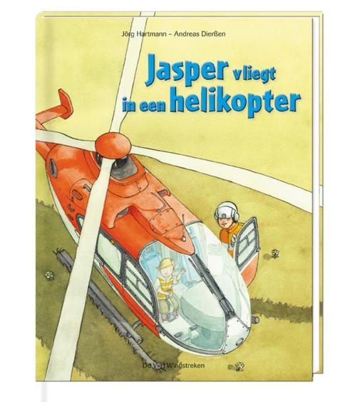 Jasper vliegt in een helikopter / Een Vier Windstreken, Boeken, Prentenboeken en Plaatjesalbums, Zo goed als nieuw, Verzenden