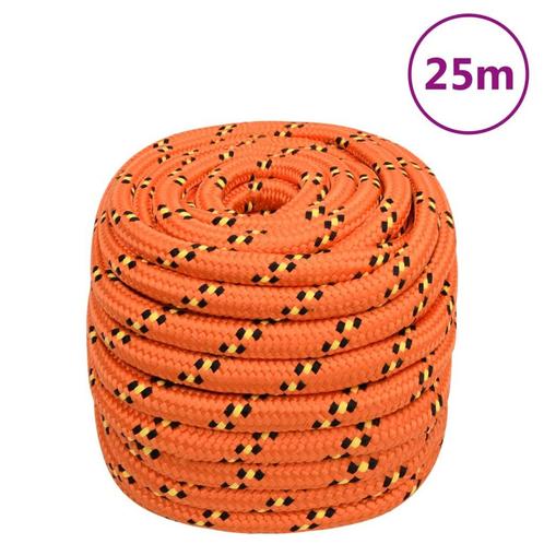 vidaXL Boottouw 20 mm 25 m polypropyleen oranje, Doe-het-zelf en Bouw, IJzerwaren en Bevestigingsmiddelen, Nieuw, Verzenden