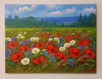 Gabriele Fabris (XX-XXI) - Fiori in campagna