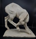 Ugo Zaccagnini - sculptuur, Cerbiatto - 26 cm - Porselein, Antiquités & Art