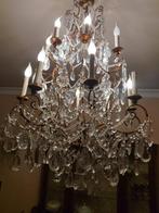 Kroonluchter - Glas, Kristal, Messing, Metaal -, Antiek en Kunst