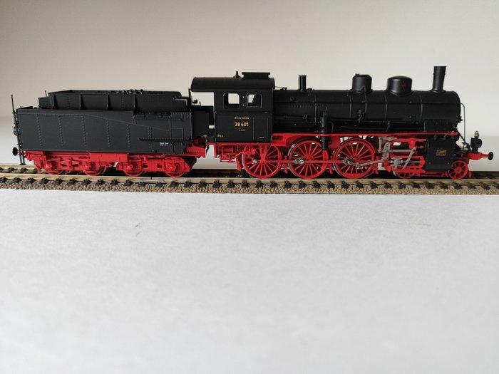 Brawa H0 - 40660 - Stoomlocomotief met tender (1) - BR38 -, Hobby en Vrije tijd, Modeltreinen | H0
