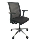 Steelcase Think, refurbished, Huis en Inrichting, Bureaustoelen, Verzenden, Zwart, Zo goed als nieuw, Bureaustoel