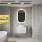 Badkamermeubelset BWS Linea | 60 cm | Mat Wit, Doe-het-zelf en Bouw, Ophalen of Verzenden, Nieuw, Bad