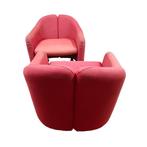 Tecno - Eugenio Gerli - Fauteuil (2) - Textiel, Staal,