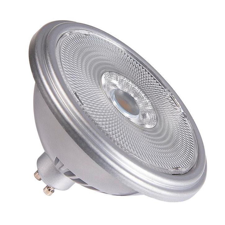 Slv Qpar111 Gu10 Led 12.5W 2700K Dimmable Argent - 1005276, Doe-het-zelf en Bouw, Bouwverlichting, Verzenden