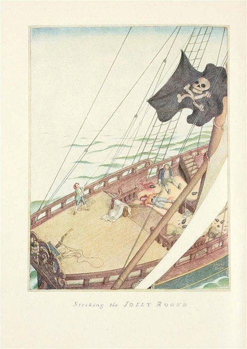 Robert Louis Stevenson / Edmund Dulac (ill) - Treasure, Antiek en Kunst, Antiek | Boeken en Manuscripten
