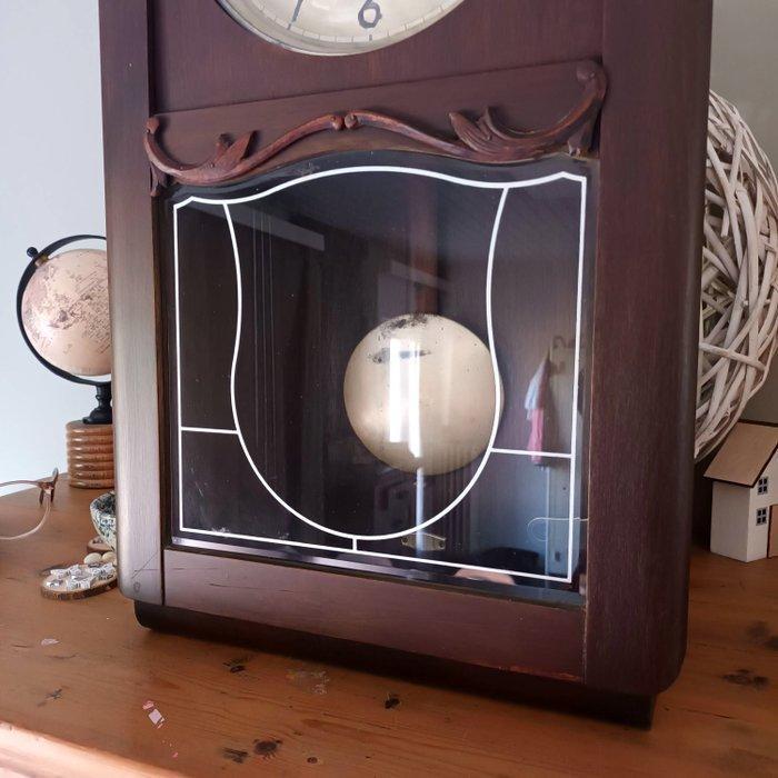Flip klok - JUNGHANS - Art Deco Hout - 1920-1930, Antiek en Kunst, Curiosa en Brocante