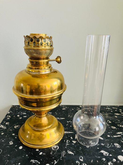 Olielamp - Koper, Glas, Antiek en Kunst, Antiek | Overige Antiek