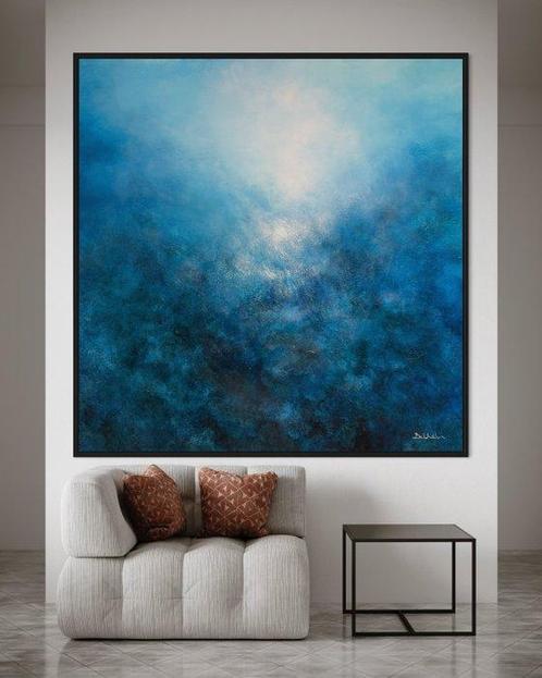 Carolina Bellachi - Resonancia Azul XXL, Antiek en Kunst, Kunst | Schilderijen | Modern