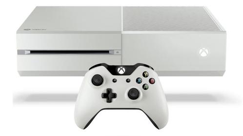 Xbox One 500GB Wit + Controller (Xbox One Spelcomputers), Games en Spelcomputers, Spelcomputers | Xbox One, Zo goed als nieuw