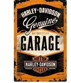 Harley-davidson reclamebord genuine garage, Verzamelen, Nieuw