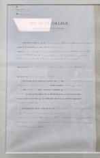 Nederland. Ingelijst document Munt-College Utrecht m.b.t. 2, Postzegels en Munten, Munten | Nederland