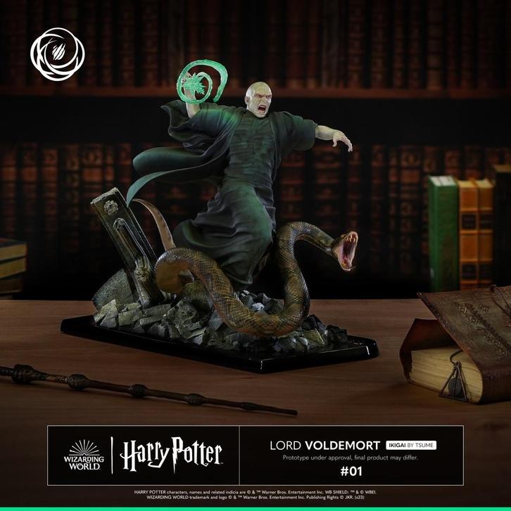 Harry Potter Statue 1/6 Lord Voldemort Ikigai 36 cm, Verzamelen, Harry Potter, Nieuw, Ophalen of Verzenden