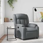 Fauteuil grijs kunstleer | Retour Deal | 46% Korting!, Huis en Inrichting, Fauteuils, Verzenden, Nieuw, 75 tot 100 cm, 75 tot 100 cm