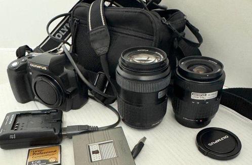 Olympus E-500 + 14-45mm + 40-150mm Digitale reflex camera, Audio, Tv en Foto, Fotocamera's Digitaal