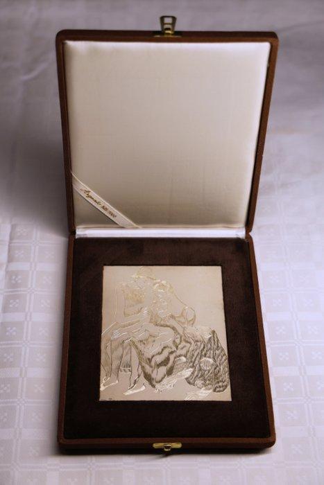 Plaque - Argent 925, Antiek en Kunst, Antiek | Zilver en Goud