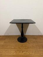 Gebruikte Marmeren Tafel (70x60cm) - T1641- Vintage/Café, Huis en Inrichting, Ophalen, Nieuw