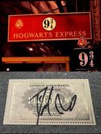 Harry Potter - DANIEL RADCLIFFE signed ticket trein HOGWART, Nieuw