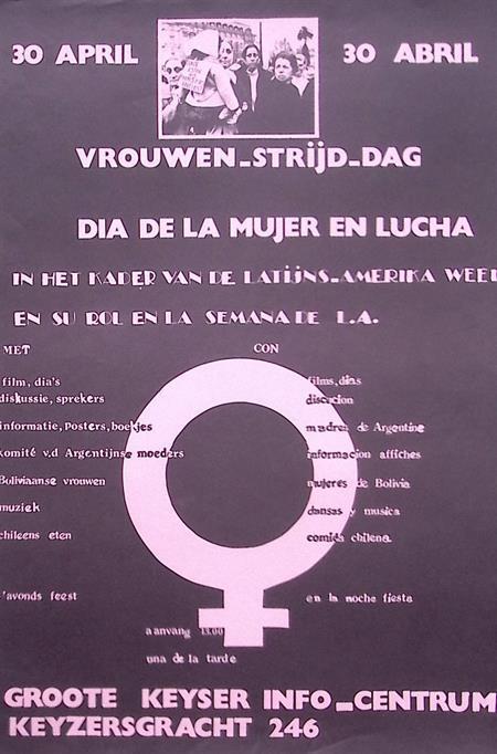 vintage poster vrouwenrechten -Vrouwen Strijd dag (Posters), Verzamelen, Posters, Nieuw, Overige onderwerpen, Met lijst, Verzenden