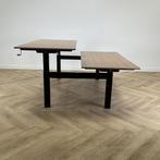 Vepa slinger duo bureau 160x80 cm, Zebrano - zwart, Huis en Inrichting, Bureaus, Gebruikt, Bureau