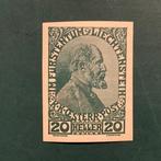 Liechtenstein 1917 - 20 Heller ongeperforeerd - Michel 8U, Gestempeld