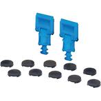 Hensel Cache-poussière pour serrure de porte plastique noir, Verzenden