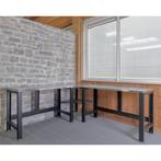 Werkbank hoekopstelling met MDF-RVS werkblad OPRUIMING, Ophalen of Verzenden