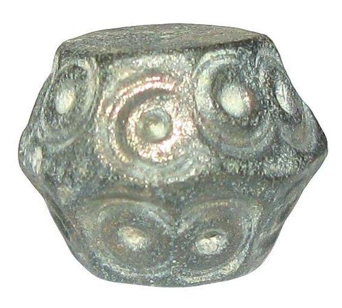 Poids en Bronze Byzantin orné de motifs polyédriques,, Antiek en Kunst, Antiek | Overige Antiek