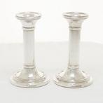 W I Broadway & Co - Kaarsenhouder (2) - .925 zilver - 15 cm, Antiek en Kunst