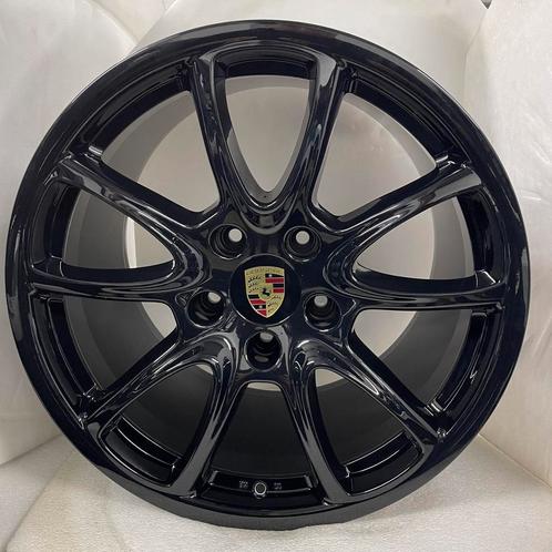 Porsche 997 GT3 (MK I) ORIGINELE 19inch zwart velgenset, Auto-onderdelen, Banden en Velgen, Velg(en), Gebruikt, 19 inch, Personenwagen