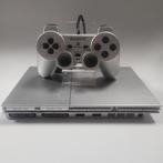 Playstation 2 Slim Zilver + Sony controller SCPH-70004, Ophalen of Verzenden, Zo goed als nieuw