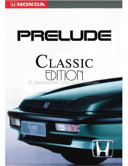 1987 HONDA PRELUDE CLASSIC EDITION BROCHURE DUTIS, Livres, Autos | Brochures & Magazines, Enlèvement ou Envoi