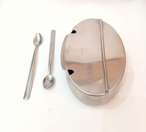 Alessi - Sucrier (3) - Acier, Antiek en Kunst, Antiek | Meubels | Stoelen en Sofa's