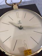 Horloge murale - Jaz - Laiton, Bois, Verre - 1970-1980 -