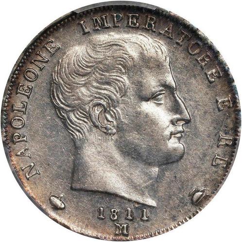 Italië, Koninkrijk (Napoleontisch) Napoléon I (1804-1814). 1, Postzegels en Munten, Munten | Europa | Niet-Euromunten