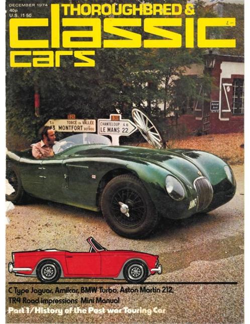 1974 THOROUGHBRED & CLASSIC CARS 03 ENGELS, Livres, Autos | Brochures & Magazines