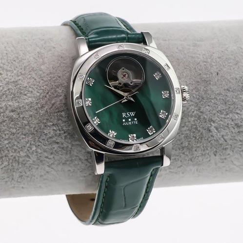 RSW - Juliette Diamond Automatic - RSWA115-SL-D-12 - Sans, Handtassen en Accessoires, Horloges | Heren