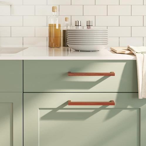 vidaXL Handvatten 5 st 192 mm roestvrij staal bronskleurig, Doe-het-zelf en Bouw, Hang- en Sluitwerk, Nieuw, Verzenden