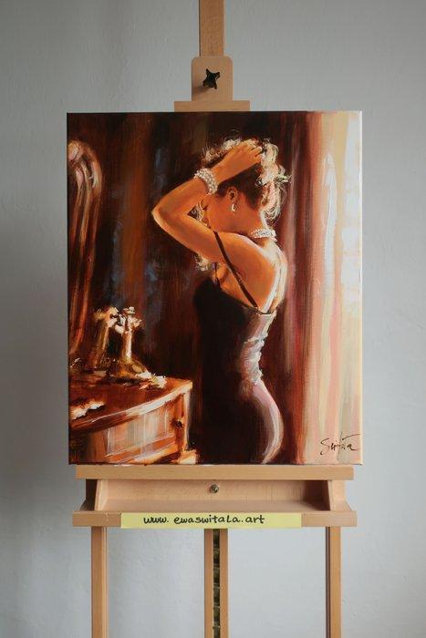 Ewa Switala - A Mirror, Antiek en Kunst, Kunst | Schilderijen | Modern