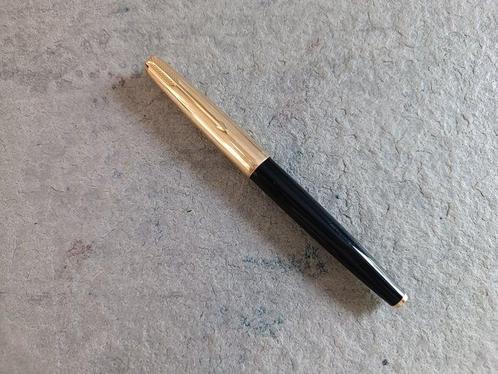 Parker - Pluma Parker 61 laca negra y capuchón de oro 14K., Verzamelen, Pennenverzamelingen