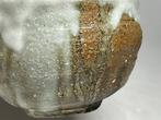 Shigaraki Ware Glaze-Flow Tea Bowl (Ynagashi Chawan) with