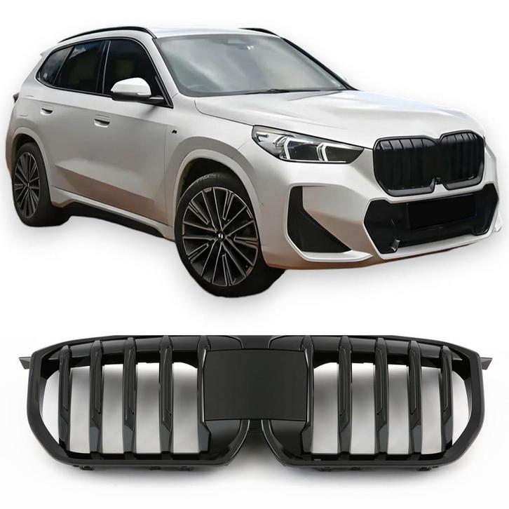 Sportieve Grille geschikt voor BMW X1 U11 glans zwart vanaf, Auto diversen, Auto-accessoires, Verzenden