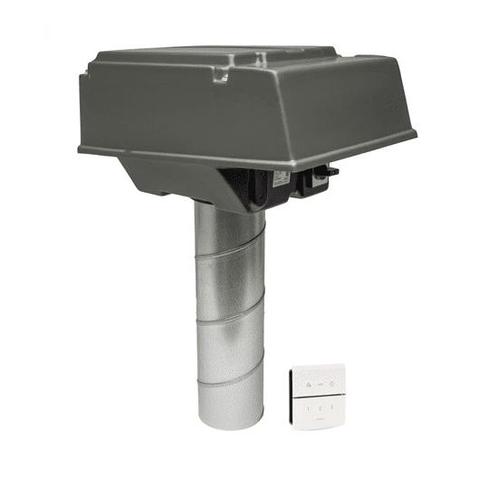 Orcon pijpdakventilator MPV-10WRB | 420 m3/h + RFT bediening, Doe-het-zelf en Bouw, Ventilatie en Afzuiging, Verzenden