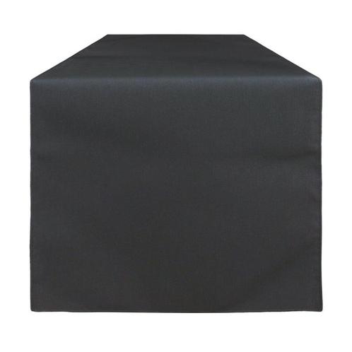 Tafellopers Black Zwart 30x132cm Treb SP, Huis en Inrichting, Keuken | Textiel, Overige typen, Overige kleuren, Nieuw, Verzenden