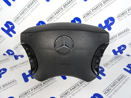 Airbag stuur S-klasse w220 zwart, Auto-onderdelen, Interieur en Bekleding, Gebruikt, 3 maanden garantie, Mercedes-Benz, Ophalen of Verzenden